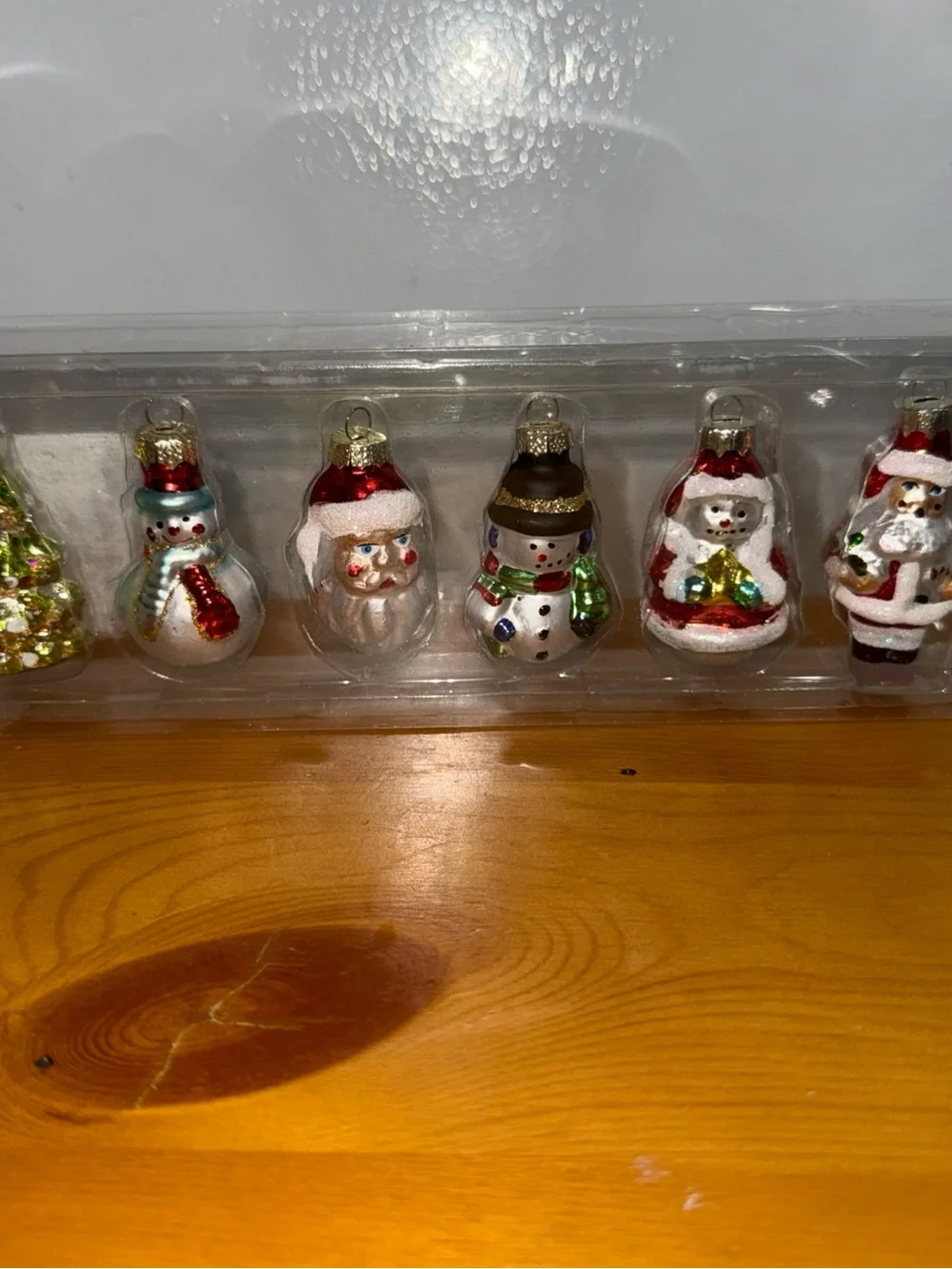 Kurt Adler Glass Holiday Ornament Set - White, Red, Green, Gold